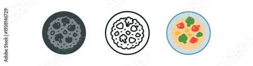 healthy food plate of quinoa salad with mixed vegetables