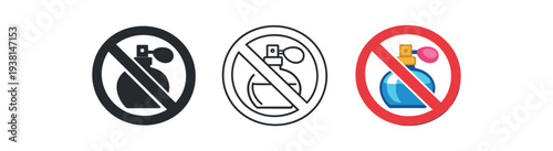 zero contain no perfume spray bottle crossed