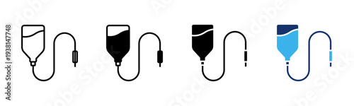 Iv Drip icon set multiple style collection