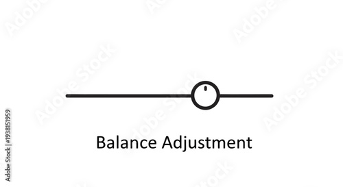 Balance Adjustment Dial Control Mechanism.