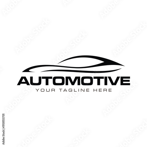 automotive car racing logo template