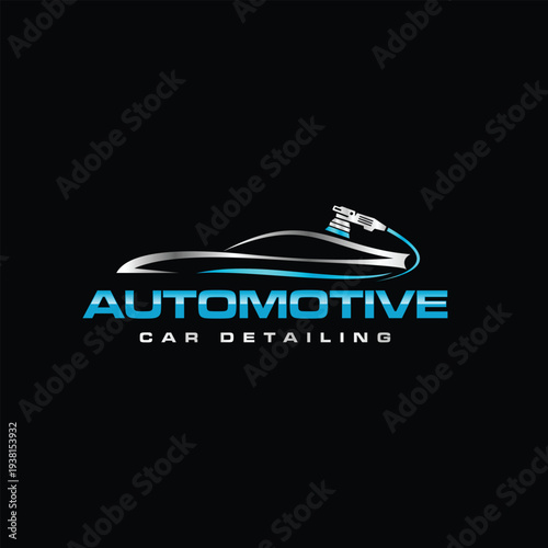 car auto detailing automotive logo