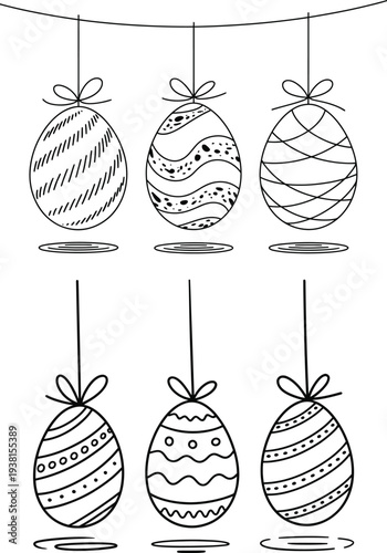 Colorful set of Christmas ball ornaments vector illustration for holiday decoration