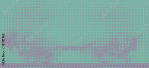 Vibrant pixel art illustration of purple flowers on green background