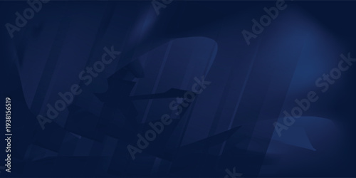 Black dark navy blue silver abstract pattern background. Geometric shape. Line triangle angle fold polygon diamond 3D simple abstract modern sport background	modern