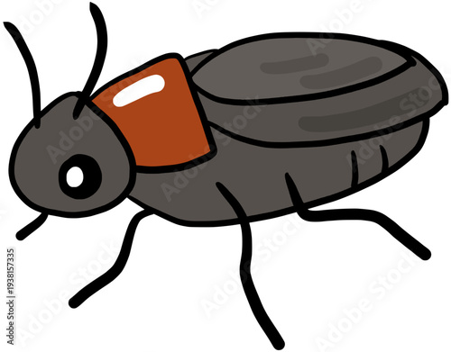 vector illustration of a Lovebug 