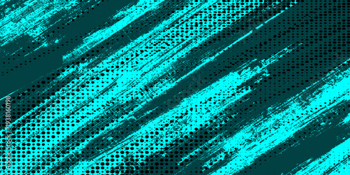 extured Blue and Black Distressed Background for Sport, Music, or Streetwear Design. eps10