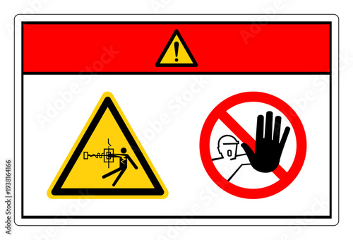 Danger Electrical Hazard Stay Away Symbol Sign ,Vector Illustration, Isolate On White Background Label. EPS10