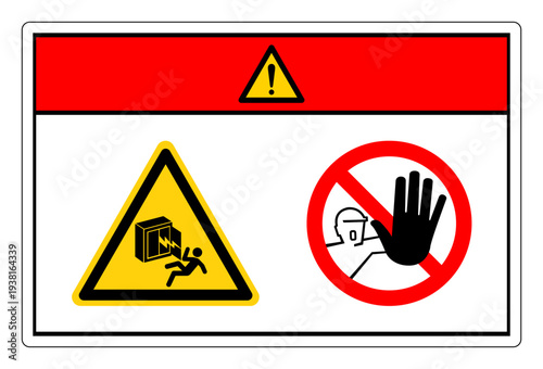 Danger Electrical Hazard Stay Away Symbol Sign ,Vector Illustration, Isolate On White Background Label. EPS10