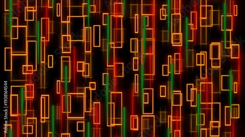 cool boxi rectangle shape moveing animation video background 4k rebuletion