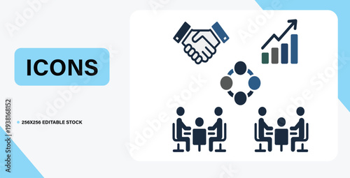 A 3d illustration of a professional business people team collaborating on a real estate finance concept featuring a house symbol and family icons representing a mother, father, and child
