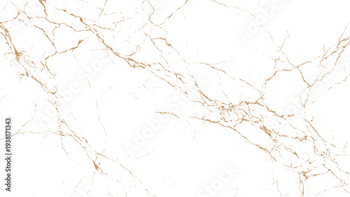 White marble surface with golden veins texture background