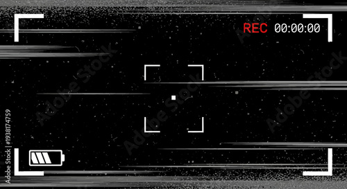 A cinematic close-up shot of a smartphone screen recording a video with a sleek interface on a dark background.