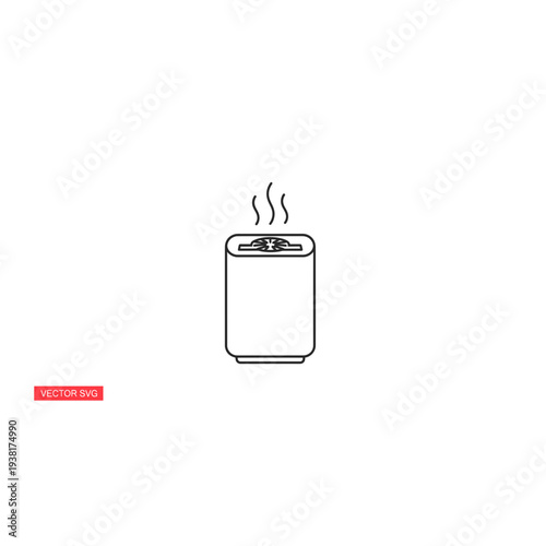 Air Purifier/Humidifier Icon - Clean Air Device