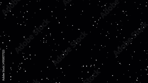 雪が舞い散る、4K画質、背景透過のループ素材