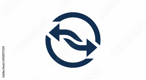 Arrows in a Circular Motion Symbol.