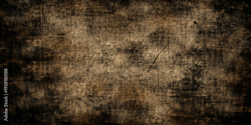 Aged dark brown grunge wood texture with a rough vintage pattern on an antique stained surface for a retro material backdrop