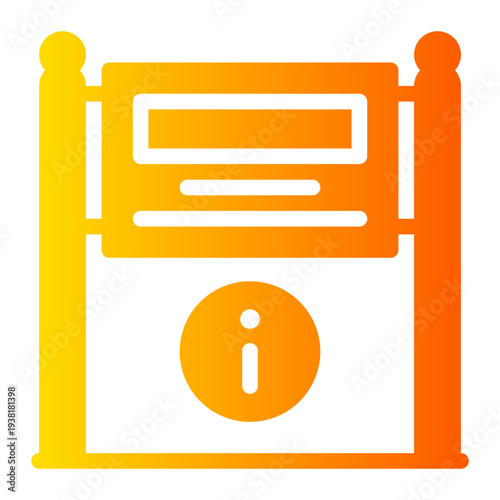 info gradient icon