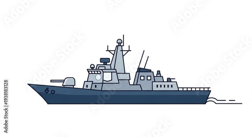 Navy Warship Vessel Boat Ship.