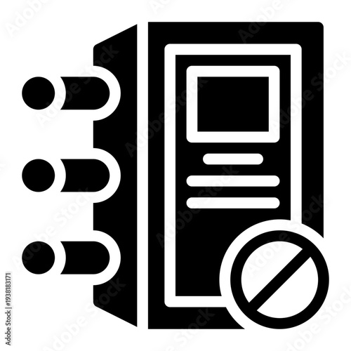block glyph icon