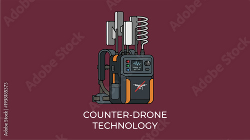 Counter Drone Technology System for Security and Defense.