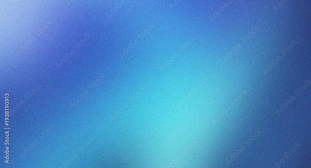 Φωτογραφία Cool blue grainy gradient background with cyan and turquoise highlights creating