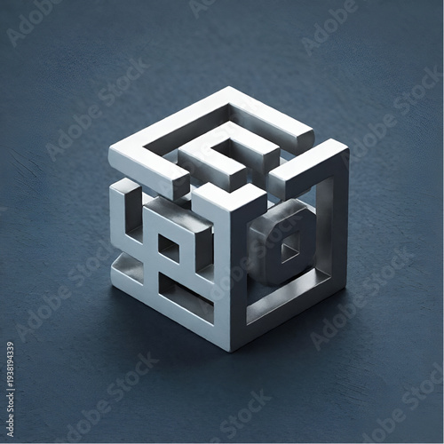 3d rendered illustration of a safe box isolated