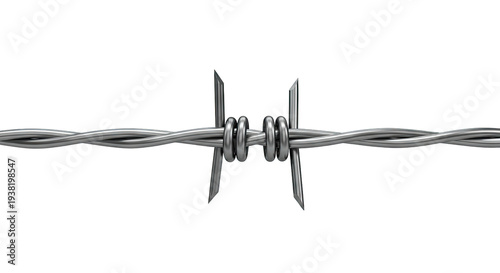 Barbed Wire with Sharp Points
