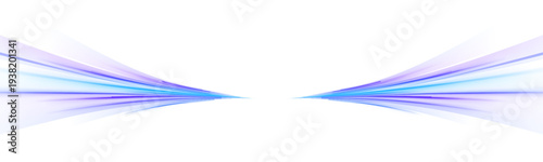 Neon blue motion streaks sweep across space. Light waves ripple with glowing energy. Abstract futuristic background symbolizing digital speed.