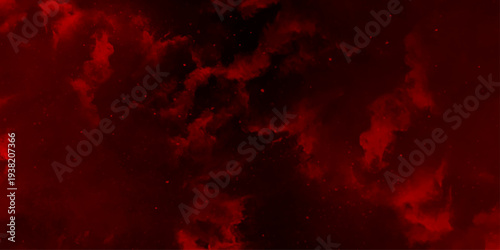 Abstract red and black textured smoke. grunge dark red textured painted background. abstract fire flame grunge texture background. Vintage grunge pattern for design and decoration space for text.	