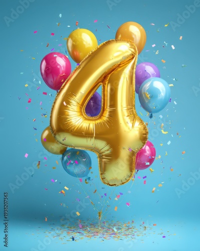 Festive fun with balloons and confetti!