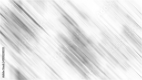 Modern halftone pattern with black dots on white background