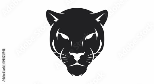 Black Panther Head Closeup Face.