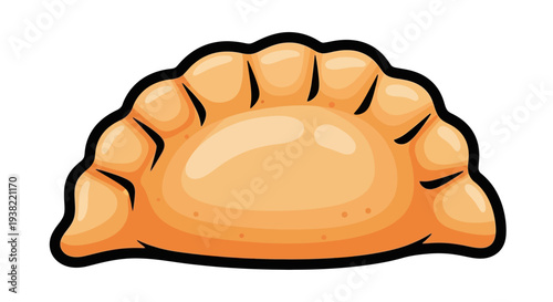 Delicious pastry food item closeup.