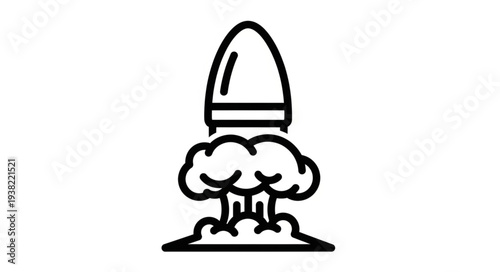 Simple Black and White Bullet.