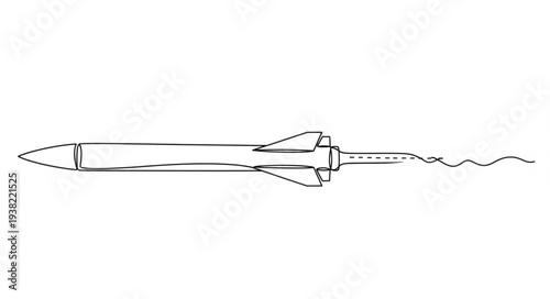 Simple Black and White Arrow Drawing.