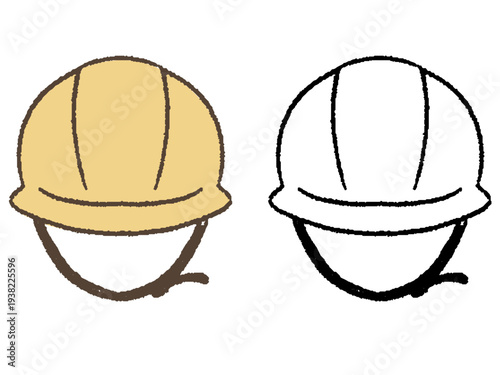 黄色いヘルメット