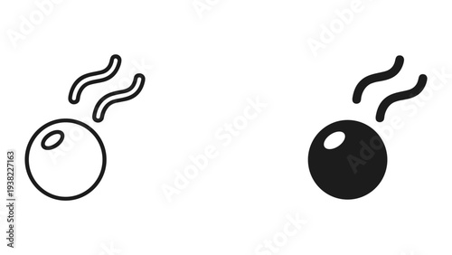 Atom Smoke Symbol Science Icon