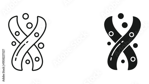 DNA Strand Helix Research Concept