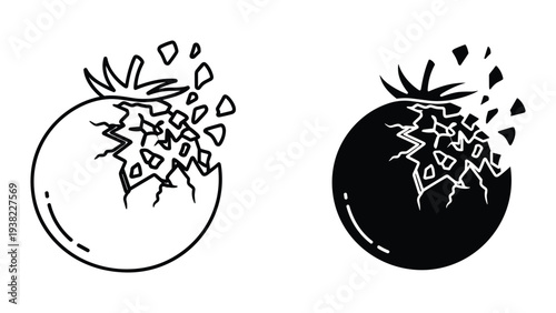 Tomato Explosion Deconstruction Metaphor Business