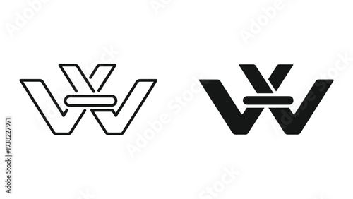 Lettermark Monogram Business Symbol Commerce