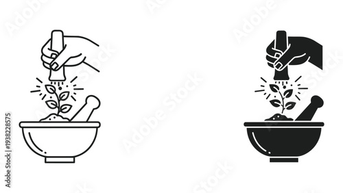 Plant Cultivation Mortar Pestle Science Lab
