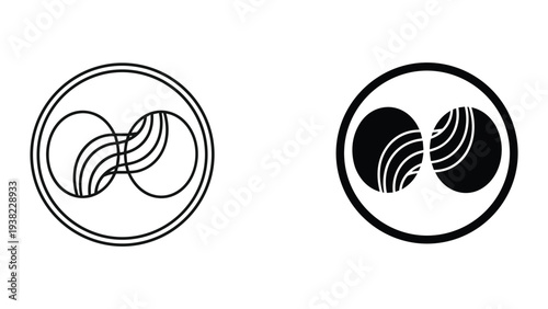 Circle Abstract Symbol Geometric Design Commerce