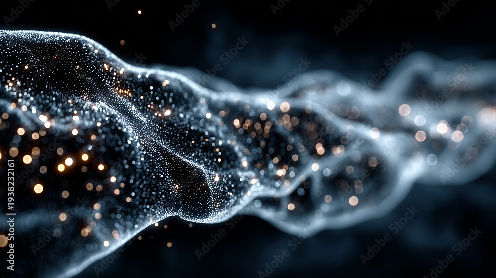 custom made wallpaper toronto digitalAbstract big data network technology background with glowing connecting dots and lines