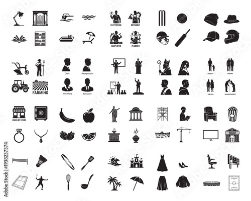 This minimalist black silhouette icon depicts a classic desk lamp illuminating an open book, symbolizing education, learning, and focused study in a modern and professional graphic illustration style.