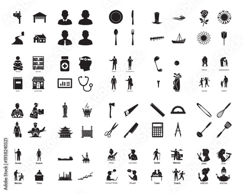 A detailed black silhouette vector icon depicting a classic charcoal barbecue grill with a domed lid, representing outdoor cooking, summer gatherings, family picnics, or delicious grilled food.