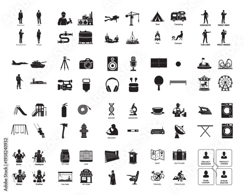 A precise black silhouette vector icon of a classic pencil sharpener, representing education, creativity, office supplies, school tools, or the process of preparing for writing and drawing tasks.