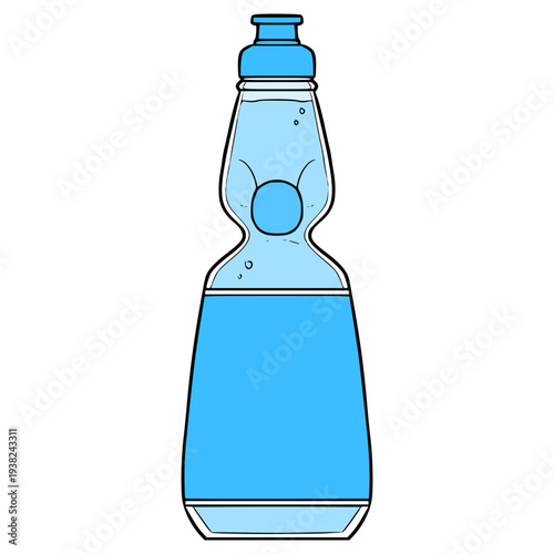ramune illustration hand drawn isolated vector