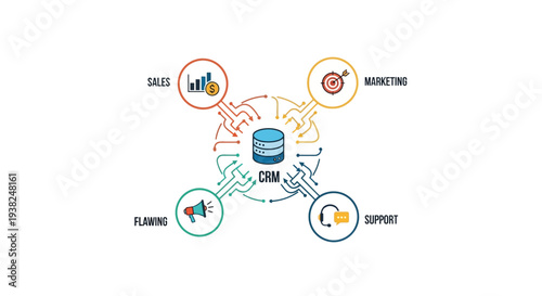 Centralized Data Management System Hub.