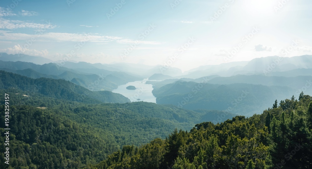 Obraz premium A pristine day capturing clear views and natural light